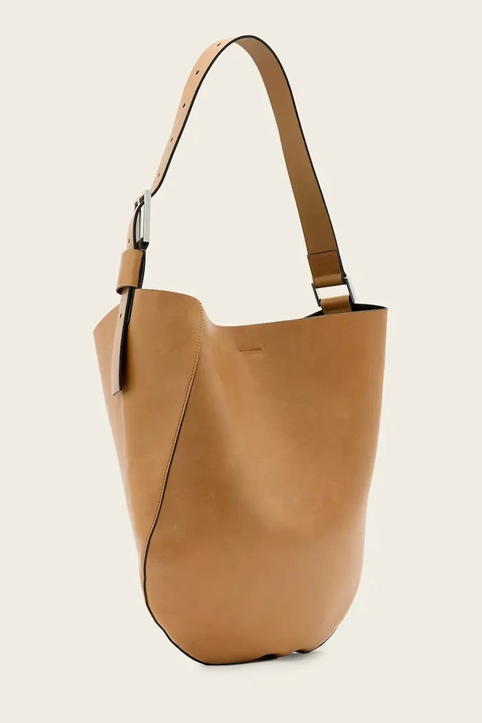 AllSaints чанта tote дамска от кожа LUNA
