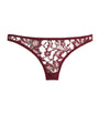 Coco De Mer Burgundy Lace Naraya Brazilian Briefs