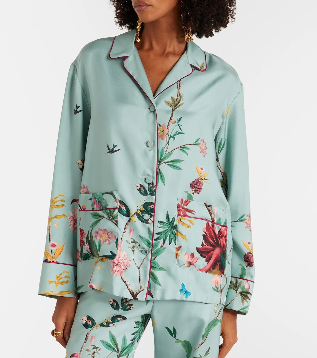 La DoubleJ - Printed silk shirt