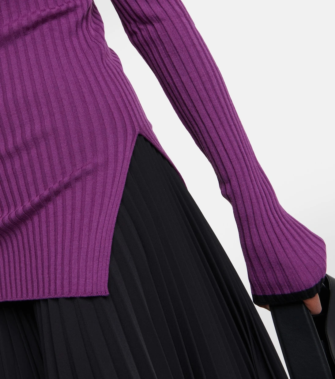 Plan C - Ribbed-knit wool sweater