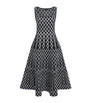 Maje Multi Jacquard Knit Midi Dress