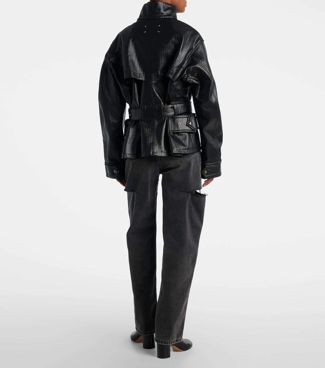 Maison Margiela - Herringbone cotton jacket