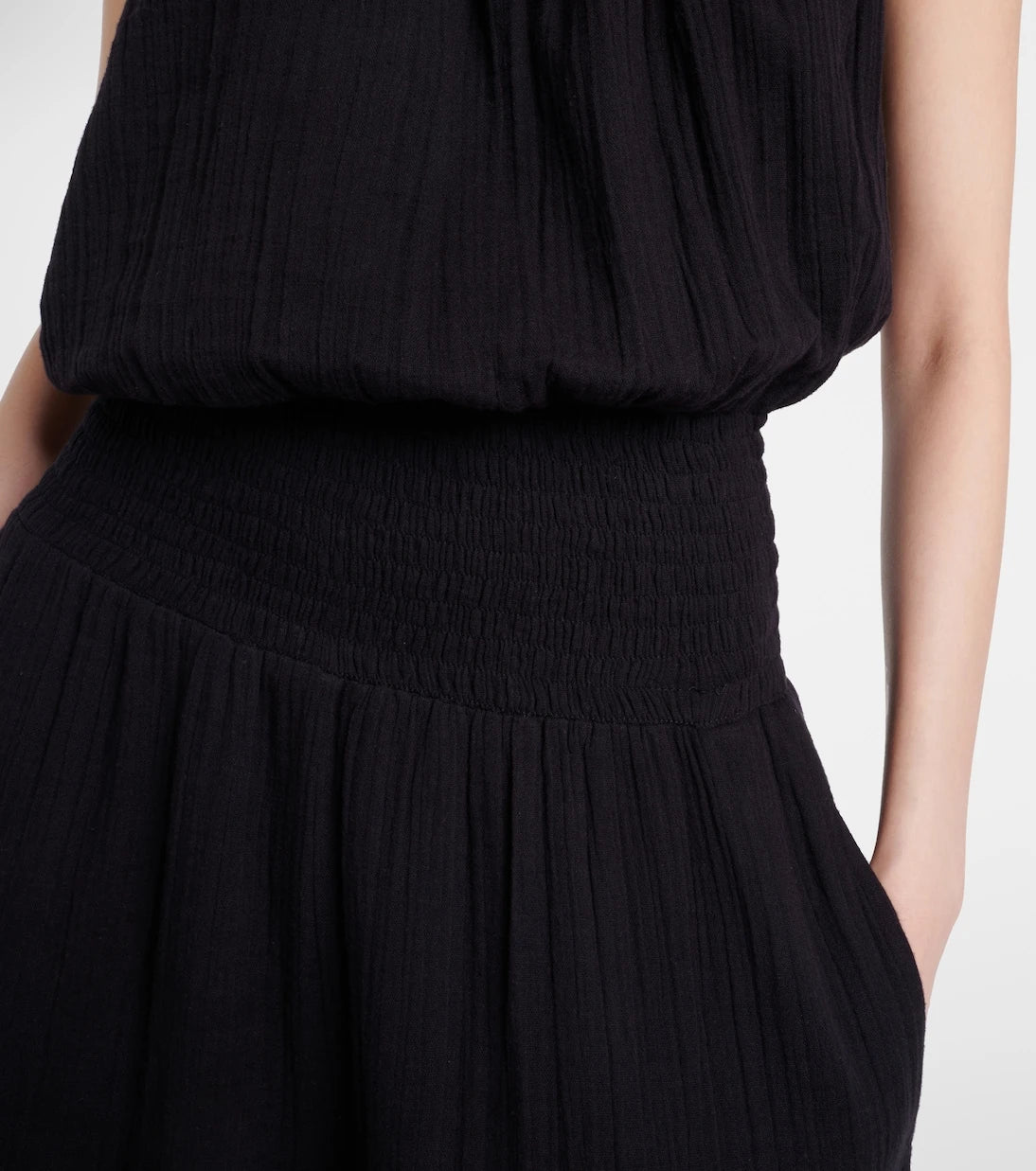 Melissa Odabash - Naomi strapless cotton jumpsuit