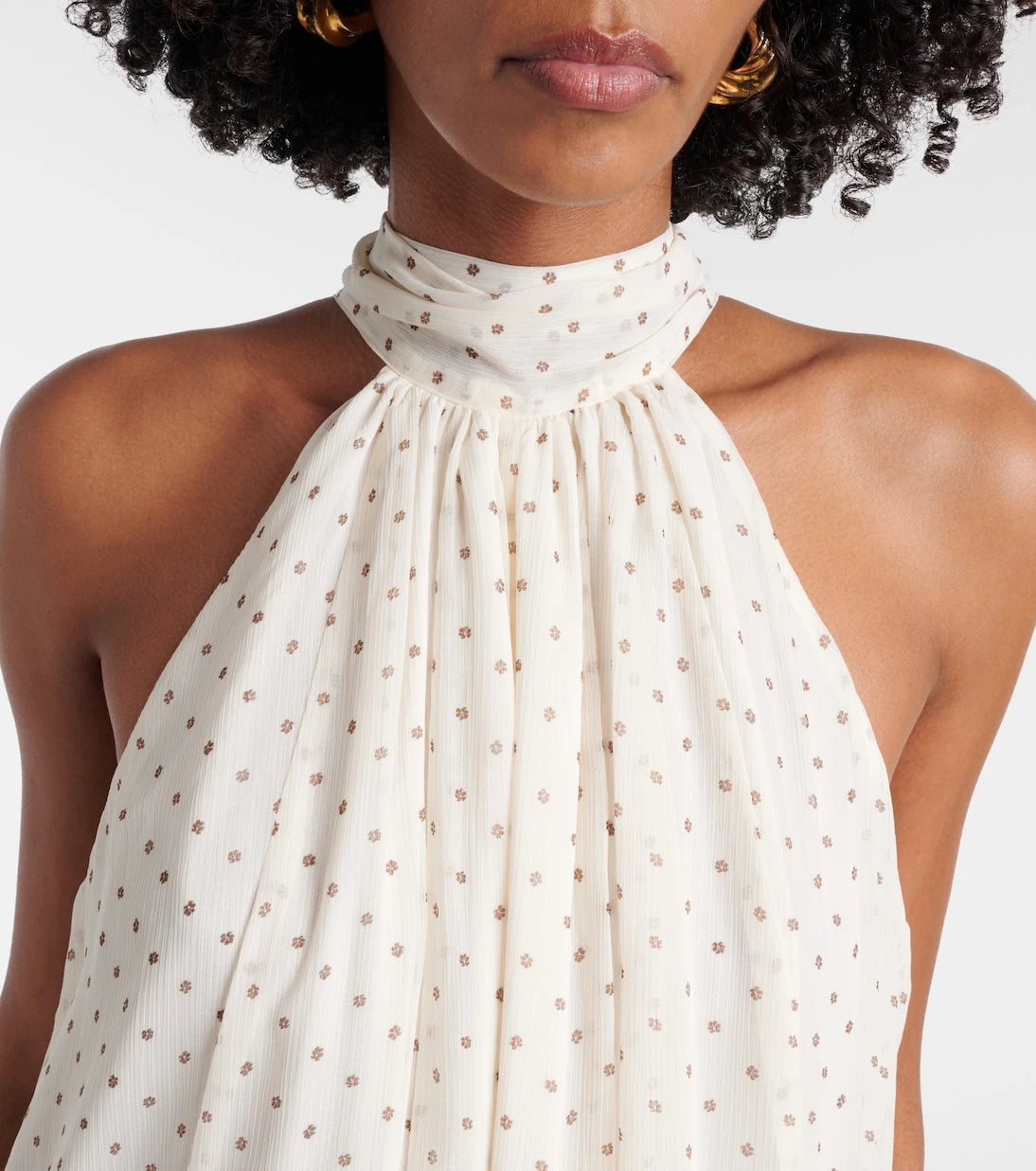 Rotate - Polka-dot chiffon jumpsuit