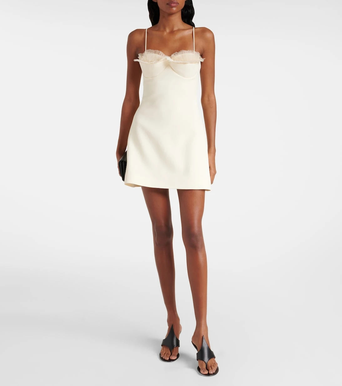 David Koma - Ruffled minidress