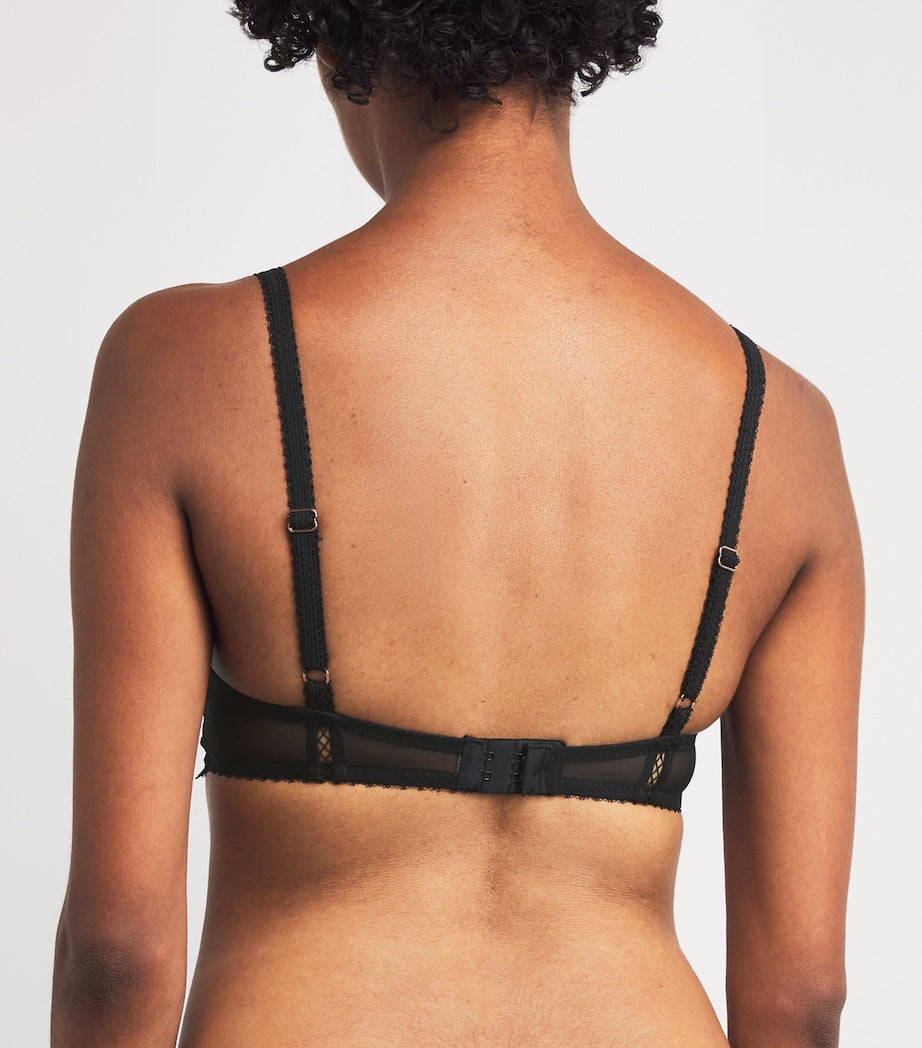 Simone Perele Black Lace Précieuse Push-Up Bra