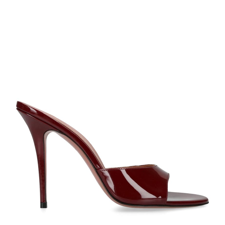 Patent Leather Elodie Heeled Mules 105