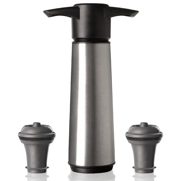 Vacu Vin Wine Saver Vakum Pompası ve Tıpası 8,5 x 22,3 x 4,3 cm (3 parça)