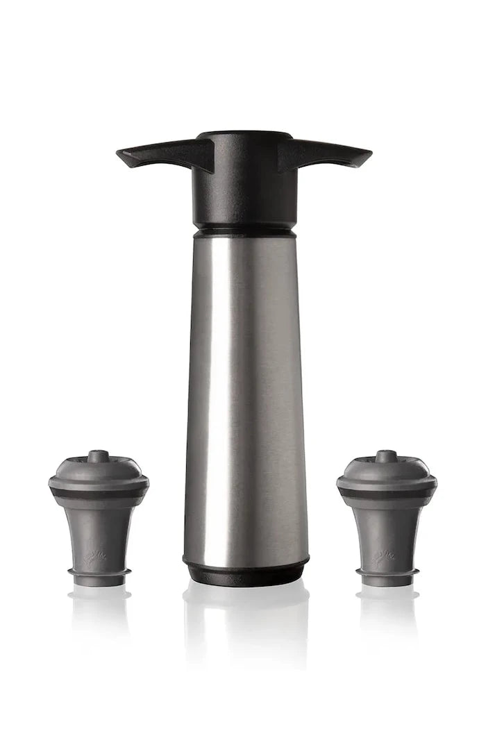 Vacu Vin Wine Saver Vakum Pompası ve Tıpası 8,5 x 22,3 x 4,3 cm (3 parça)