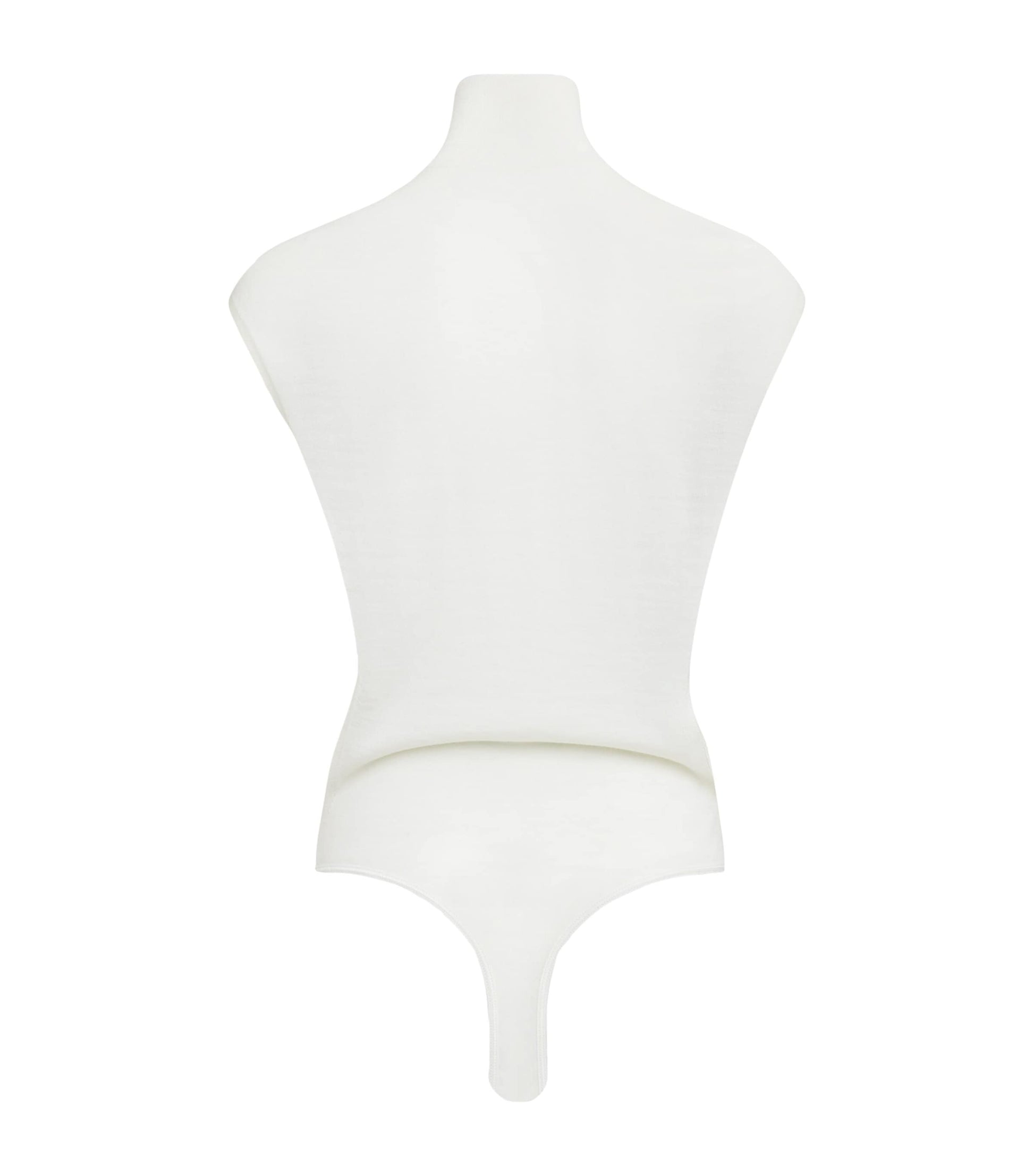 Alaïa White Cap-Sleeve Bodysuit