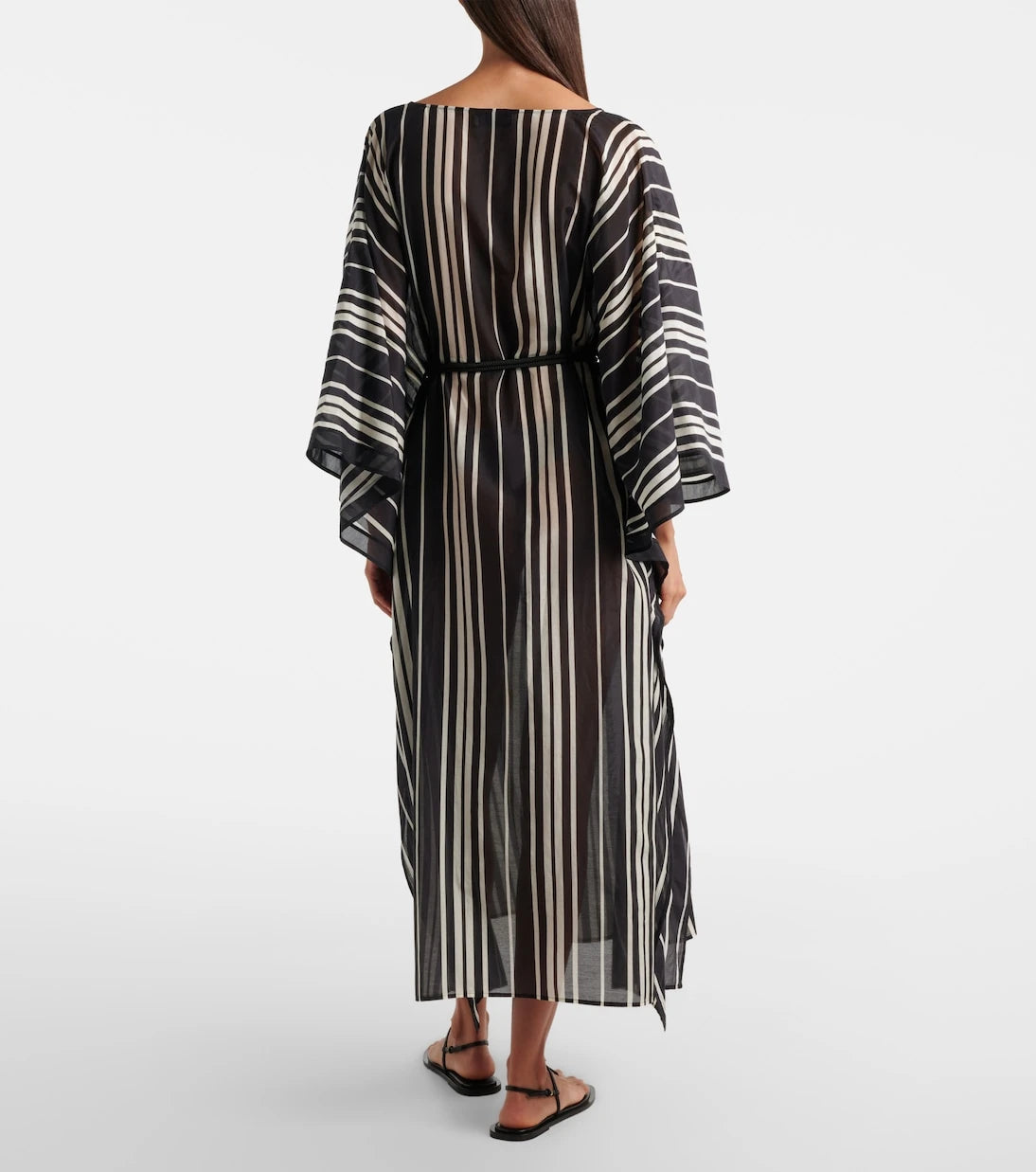 Tory Burch - Striped cotton and silk kaftan
