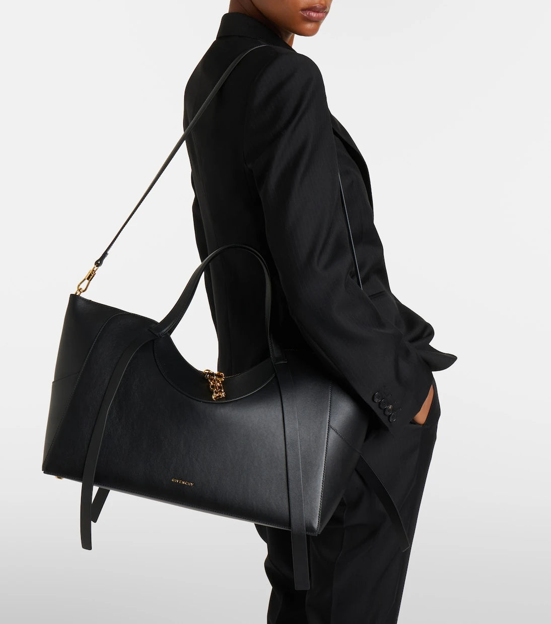 Givenchy - The Snatch Large leather tote bag