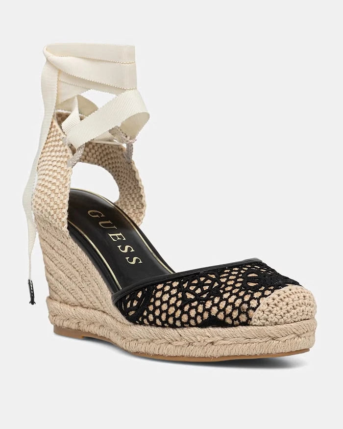 Guess kadın CHEYIN eğik platform espadriller