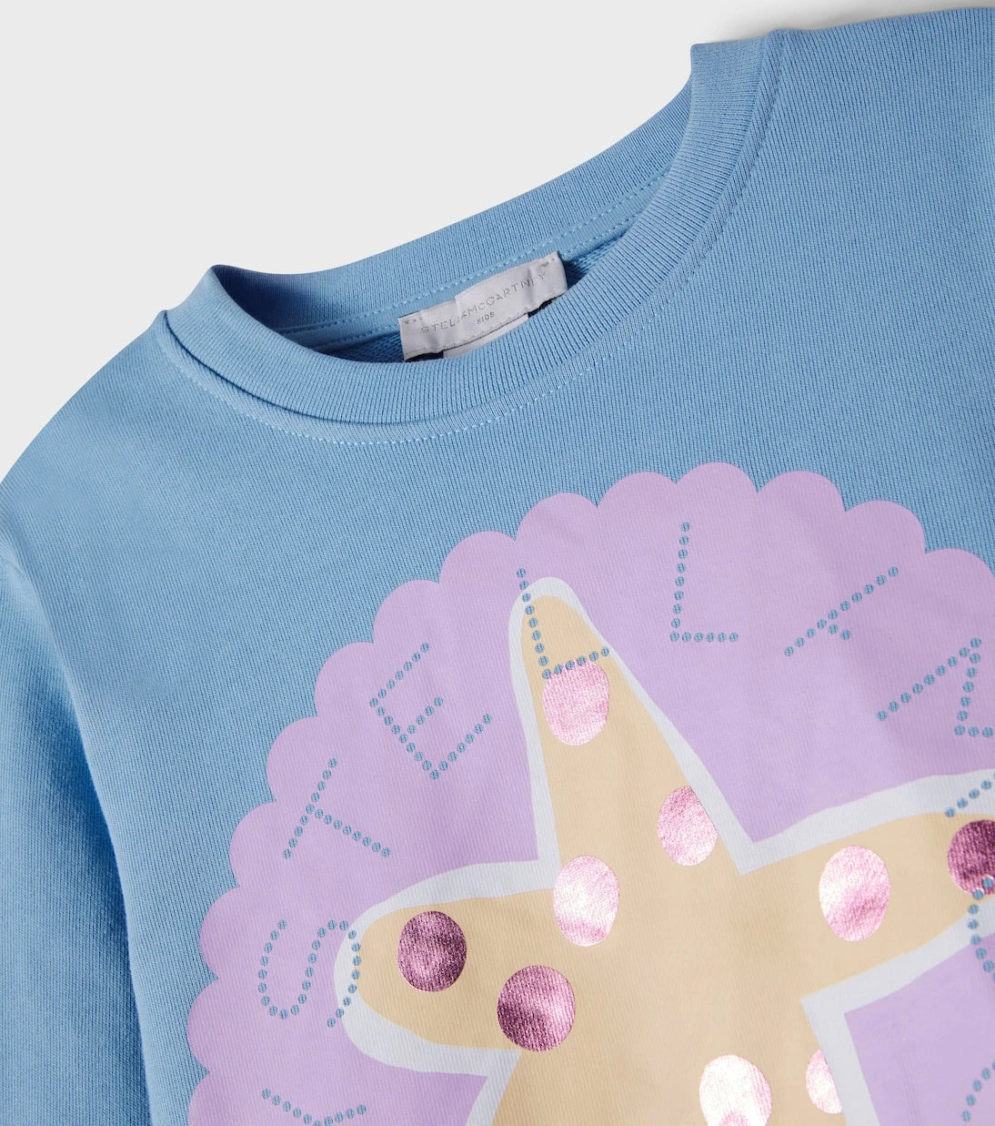 Stella McCartney Kids - Logo printed cotton fleece sweatshirt
