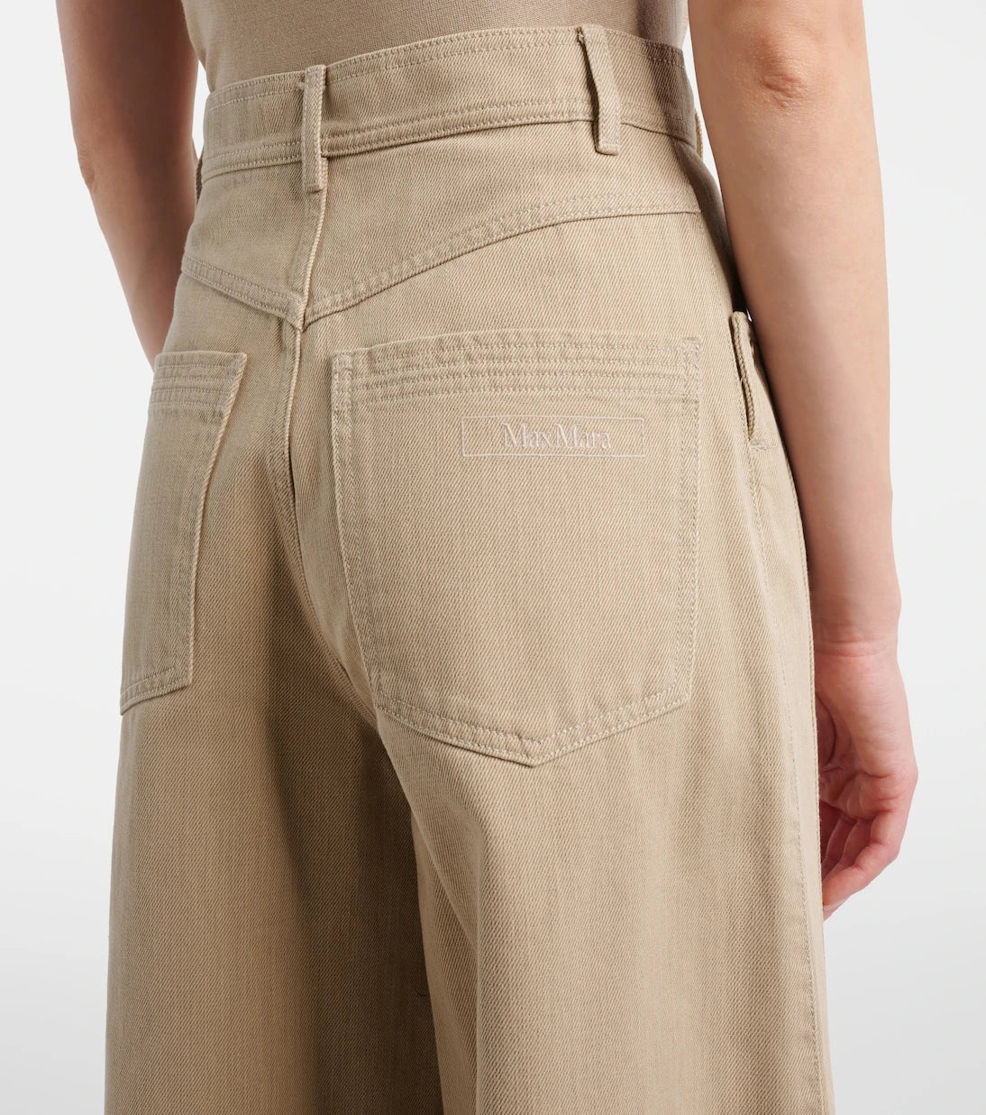 Max Mara - High-rise wide-leg jeans