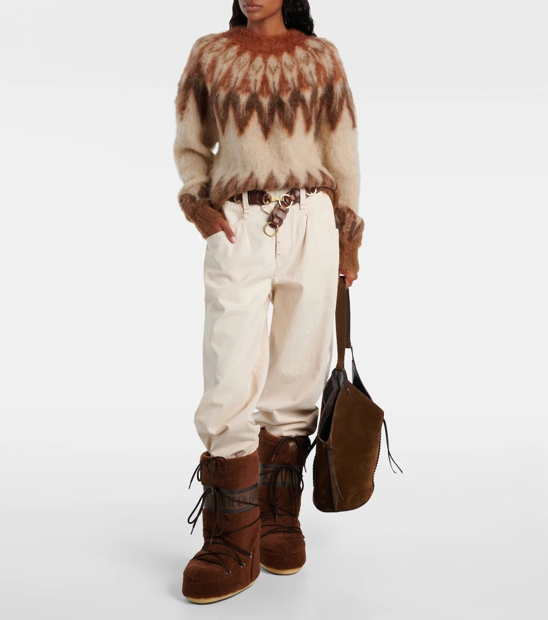 Moon Boot - Icon fleece knee-high snow boots
