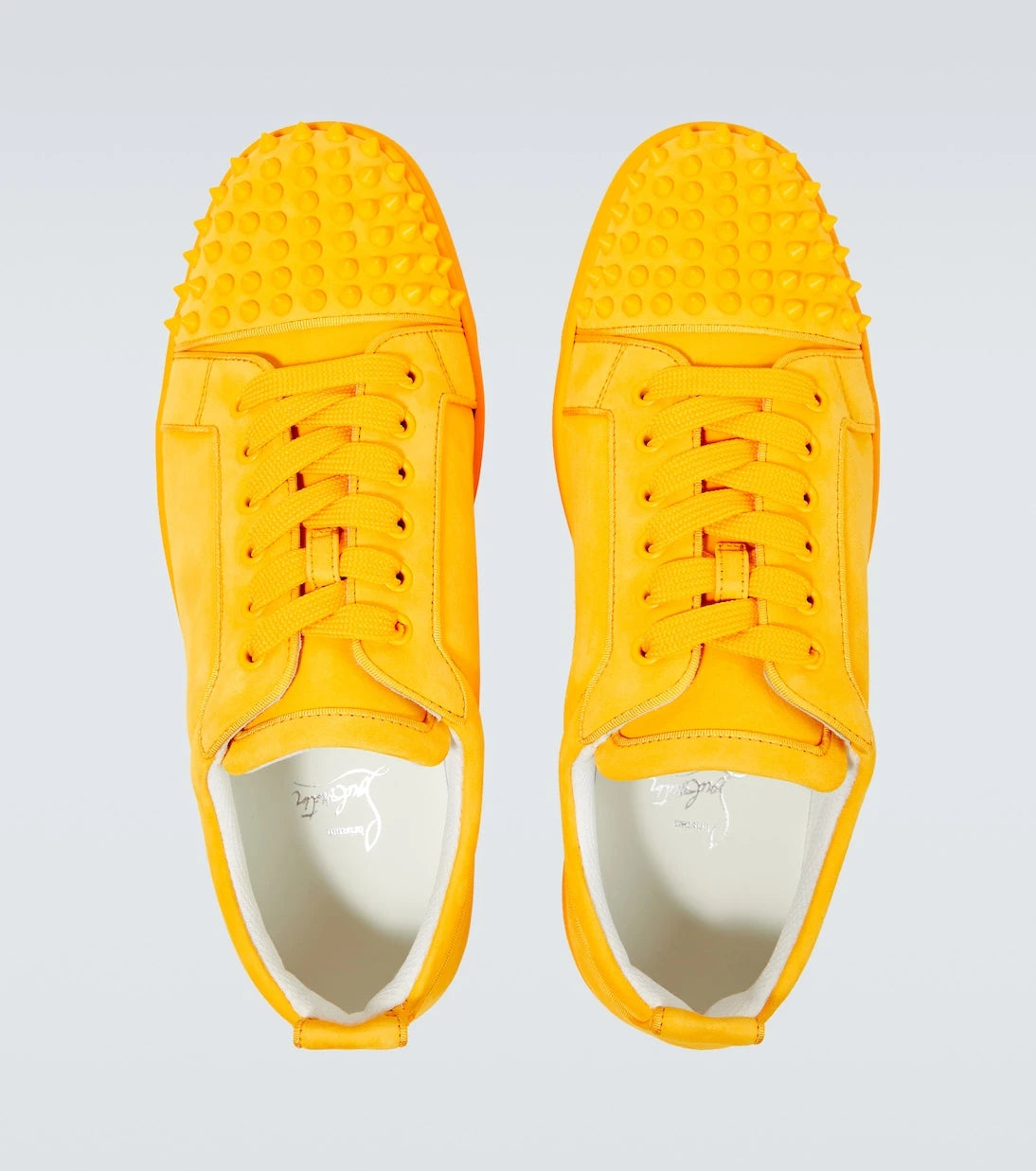 Christian Louboutin - Louis Junior Spikes suede sneakers