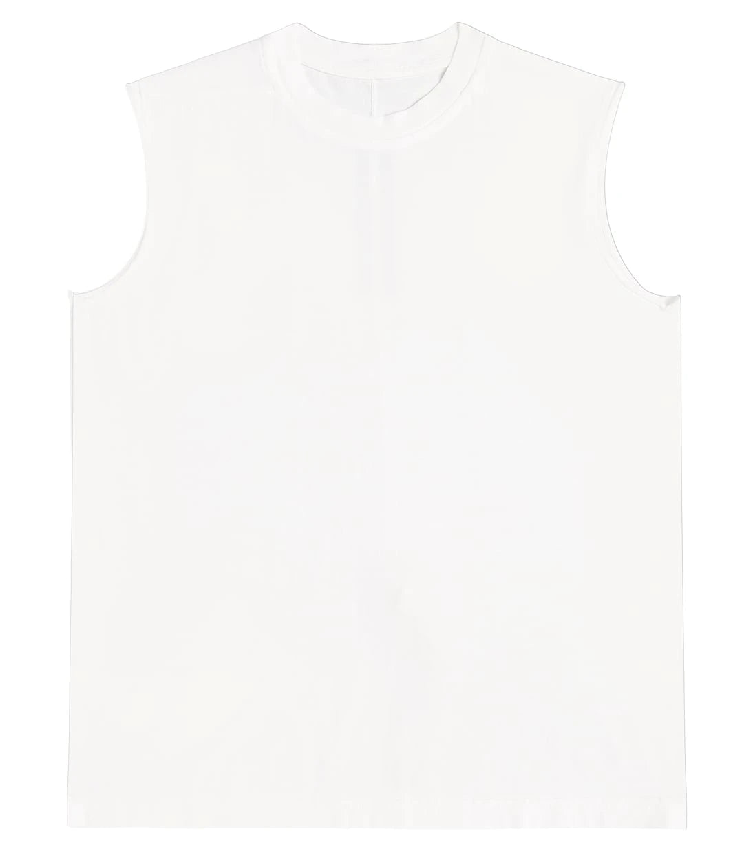 Rick Owens Kids - توب تانك من جيرسيه القطن Tarp