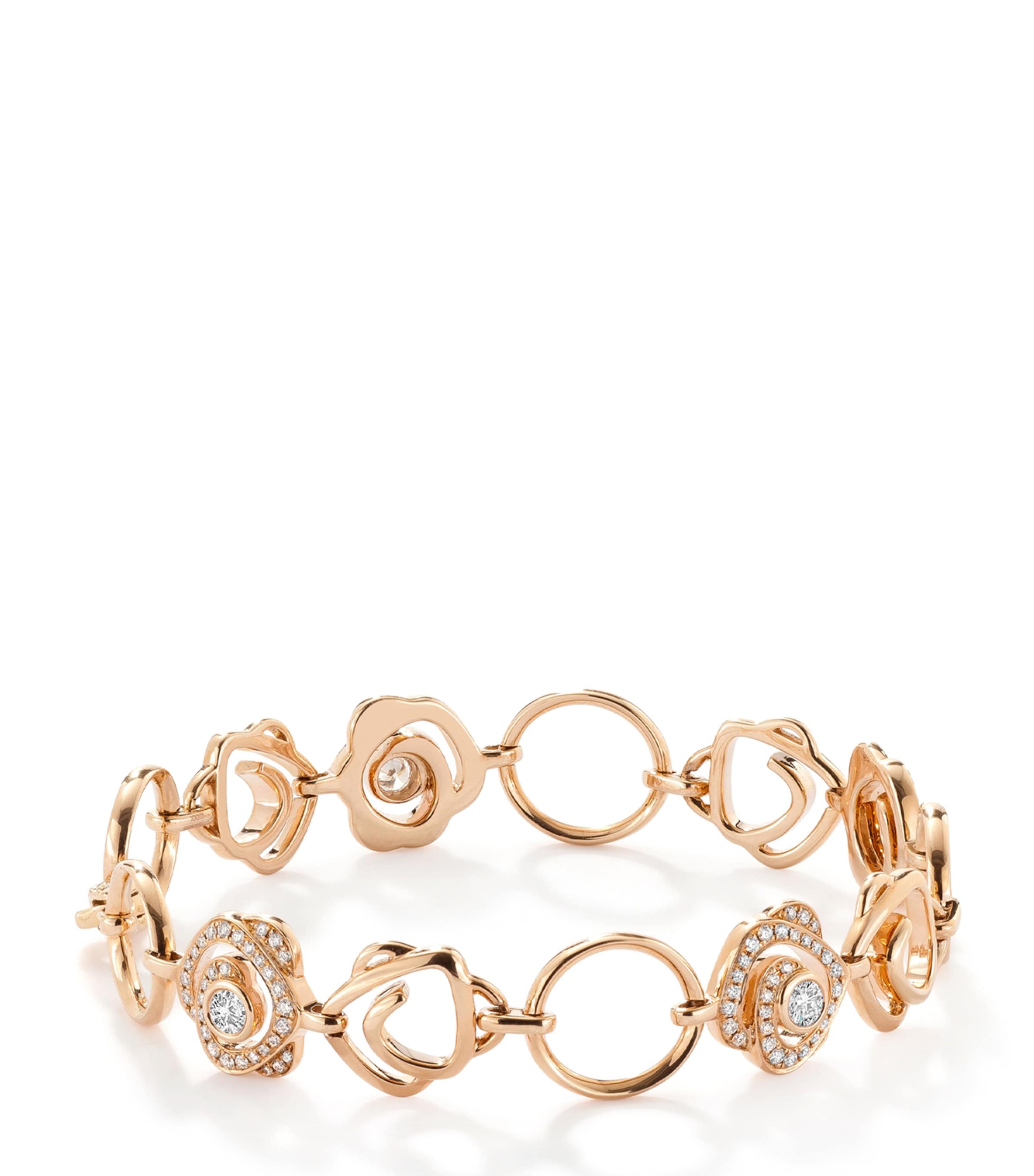 Rose Gold and Diamond Maymay Rose Bracelet