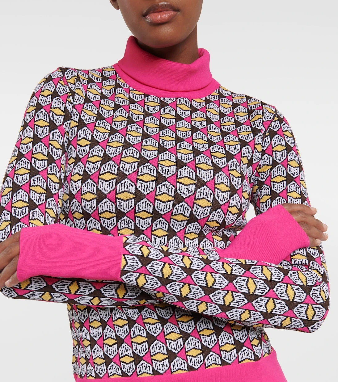 Jet Set - Logo turtleneck sweater