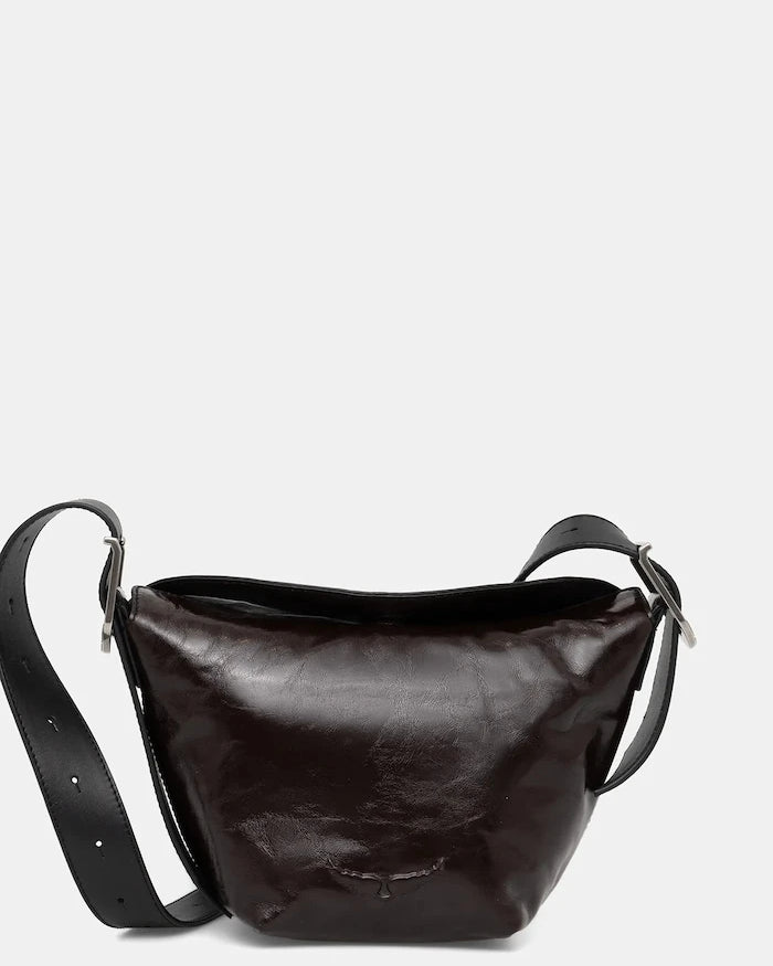 Кожена чанта ZADIG&VOLTAIRE BABY JANE VINTAGE PATENT