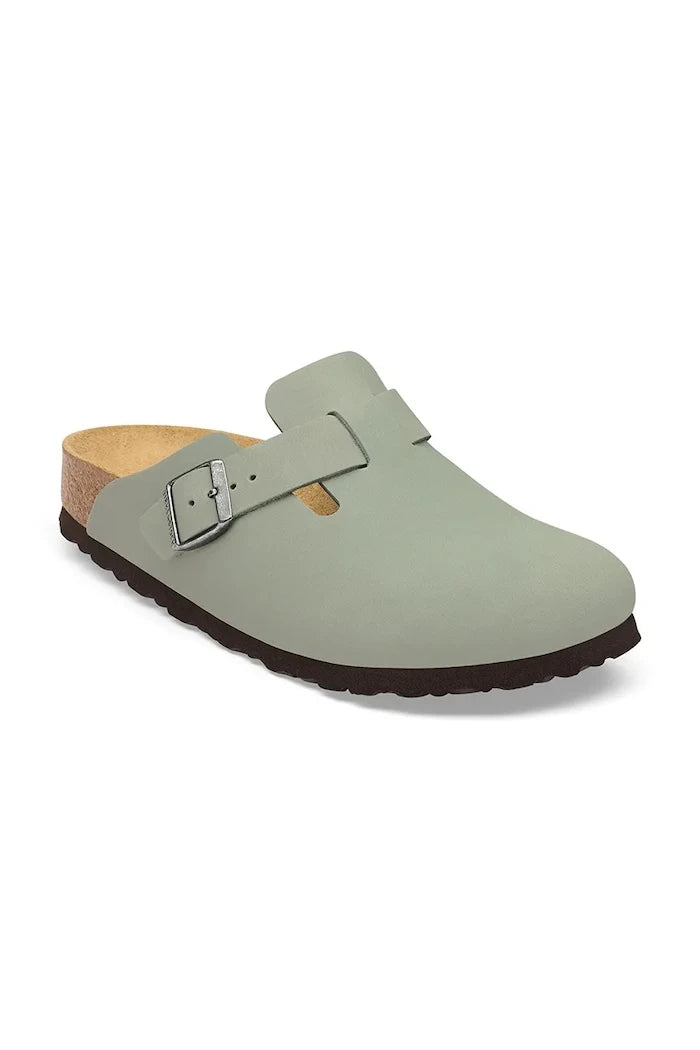 Birkenstock чехли сабо от кожа Boston Oiled Leather