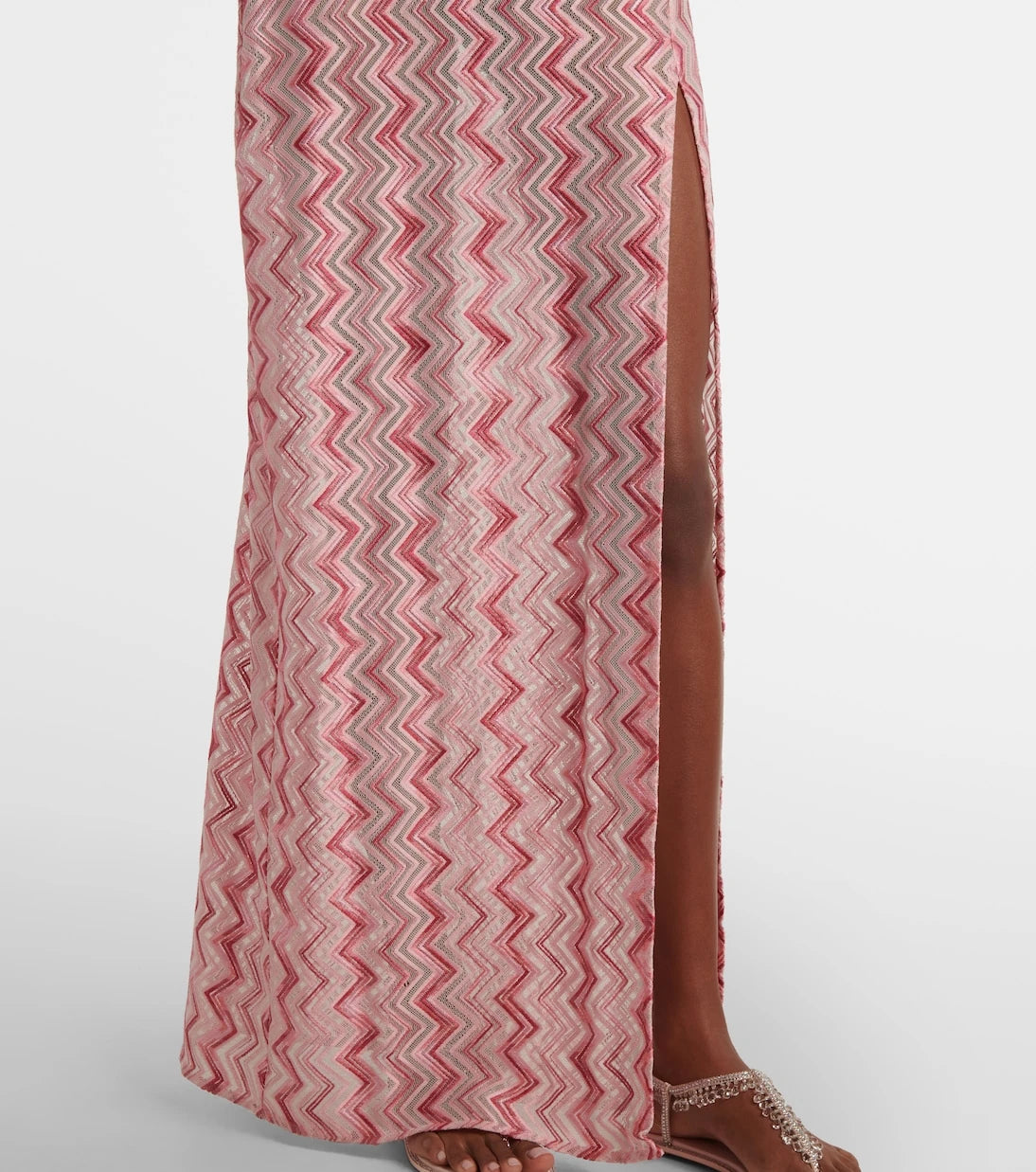 Missoni - فستان ماكسي بنمط متعرج