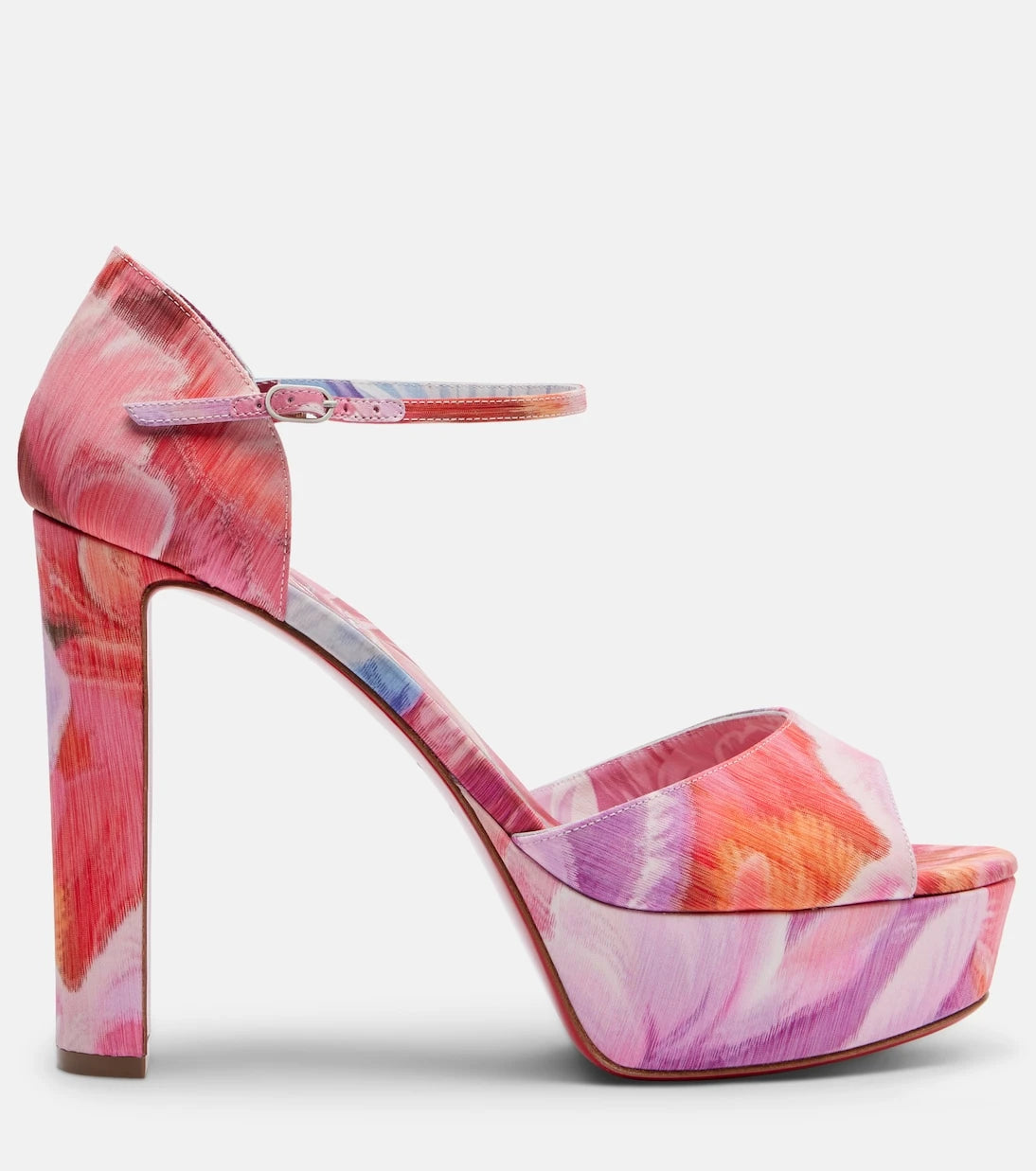Christian Louboutin - Sandaloo 130 floral platform sandals
