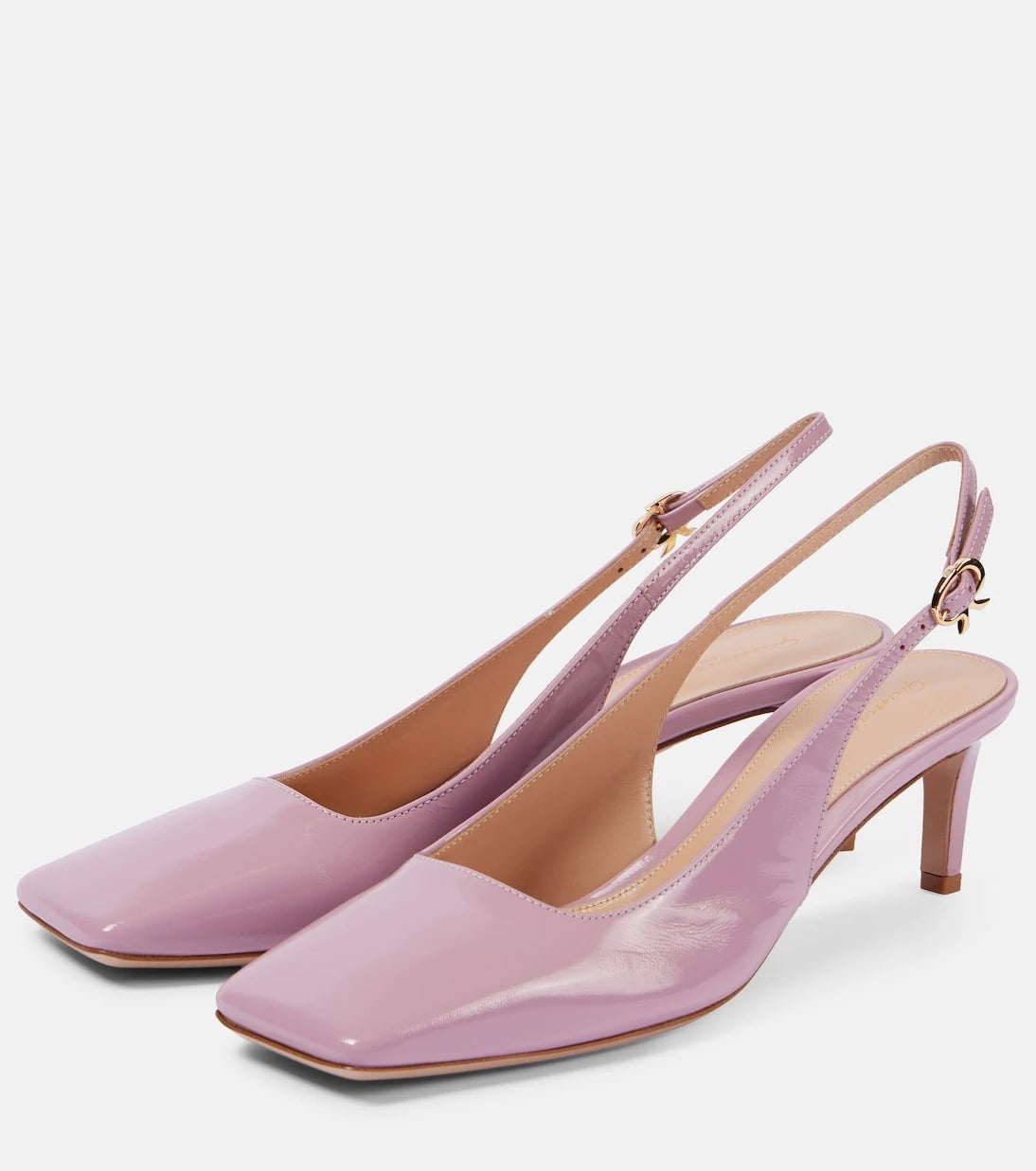 Gianvito Rossi - 55 leather slingback pumps