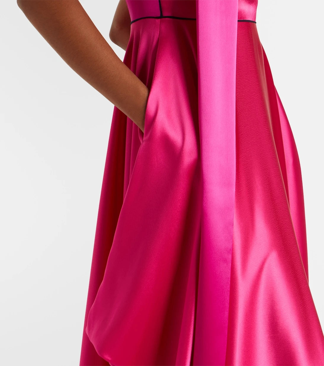 Roksanda - Aela scarf-detail satin gown