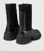 Tamia 70 Leather and Knit Boots