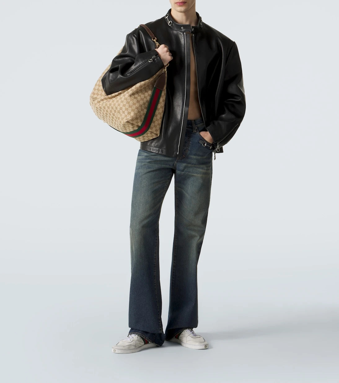 Gucci - Brera GG Canvas Large shoulder bag