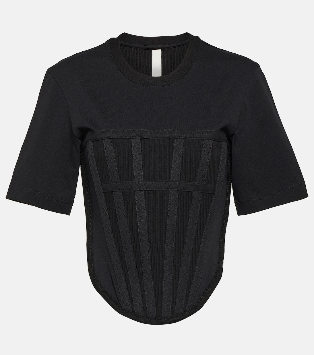 Dion Lee - Corset cotton jersey T-shirt