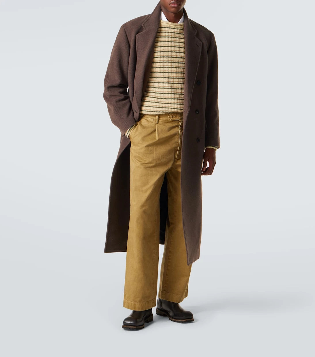 Auralee - Double-breasted wool coat