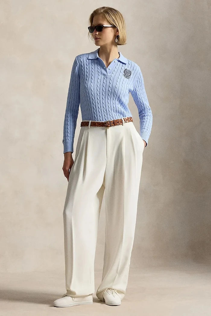 Polo Ralph Lauren пуловер дамски от памук Wimbledon