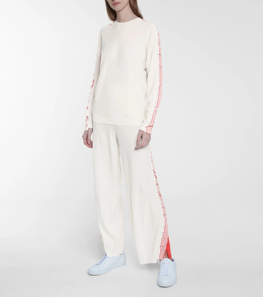 Stella McCartney - Monogram virgin wool sweatpants
