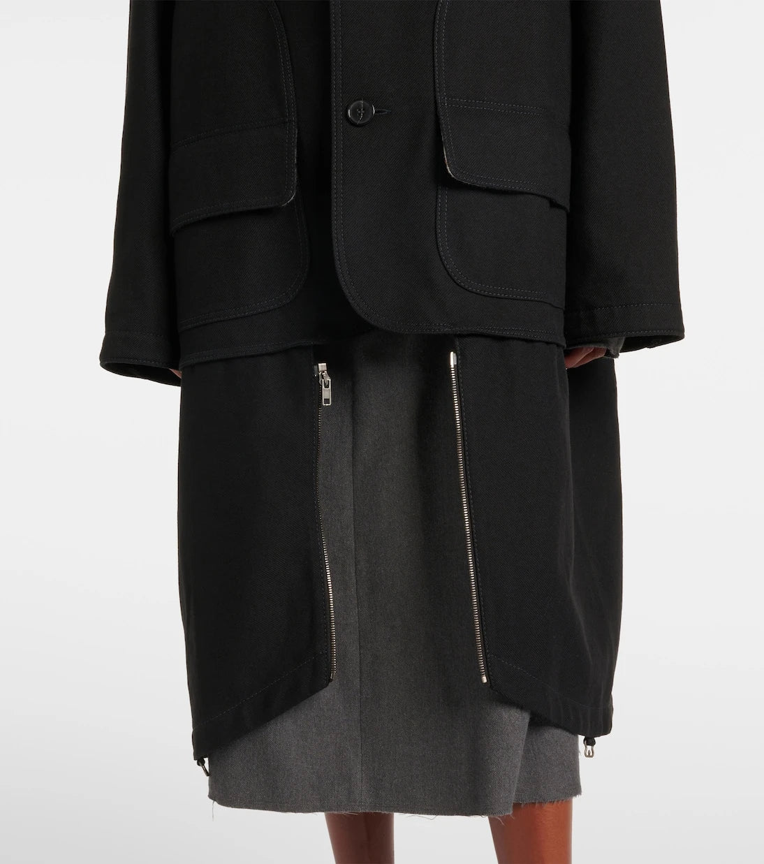 Maison Margiela - Cotton and wool coat