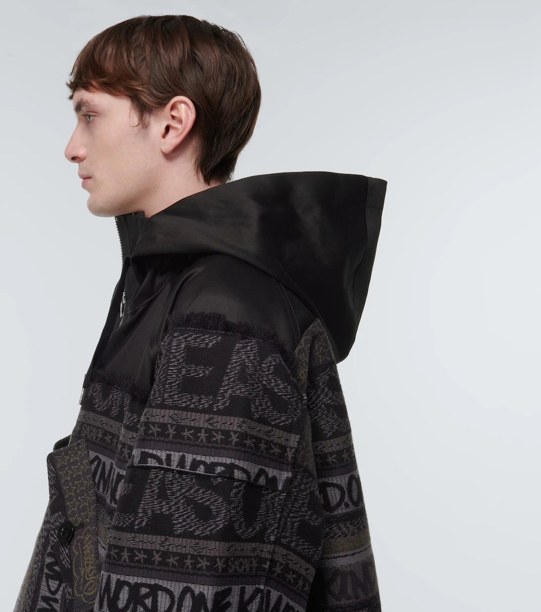 Sacai - X Eric Haze jacquard jacket