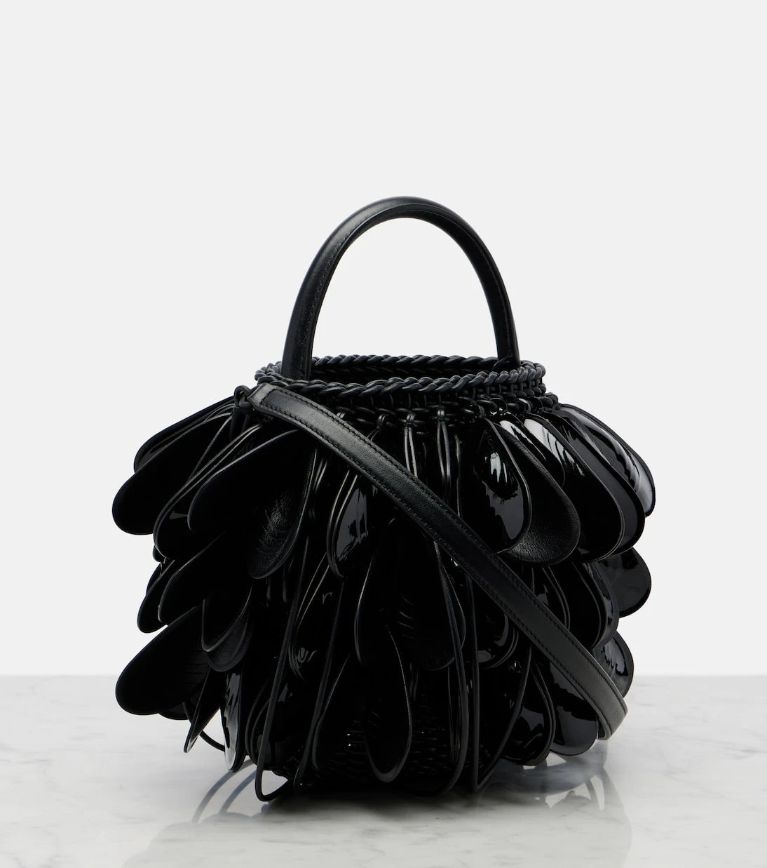 Loewe - Shell Small leather bucket bag