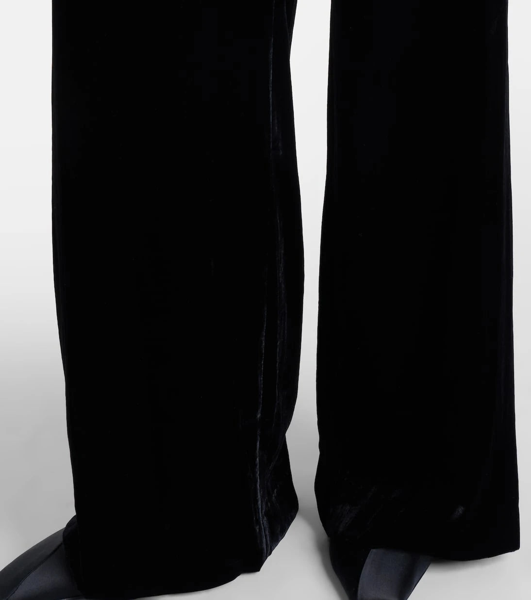 Veronica Beard - Alex high-rise velvet wide-leg pants