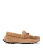 Manon Flat Suede-Shearling Loafers