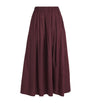 Stylein Red BCI Cotton Jordina Maxi Skirt
