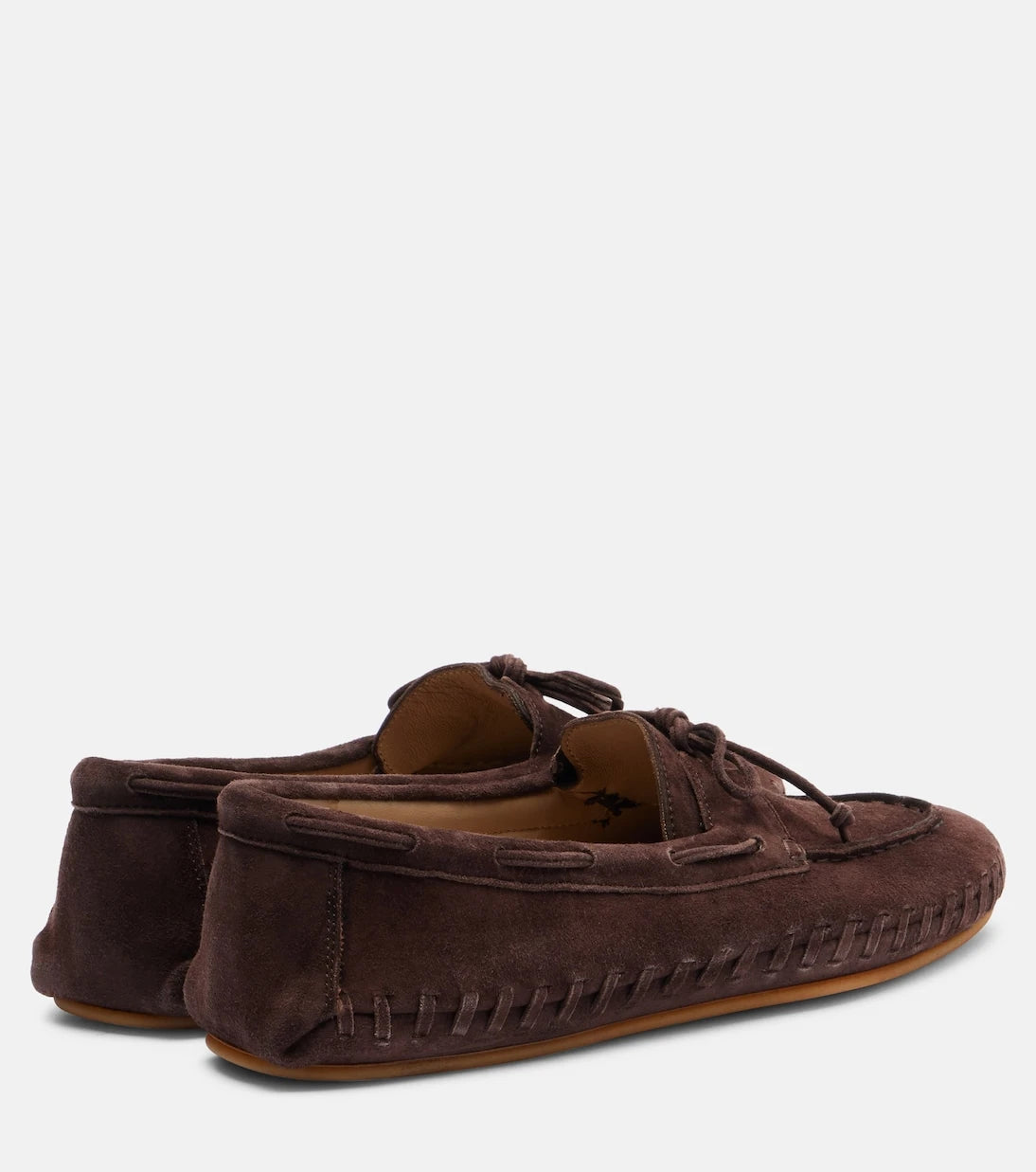 Le Monde Béryl - Driver embroidered suede loafers