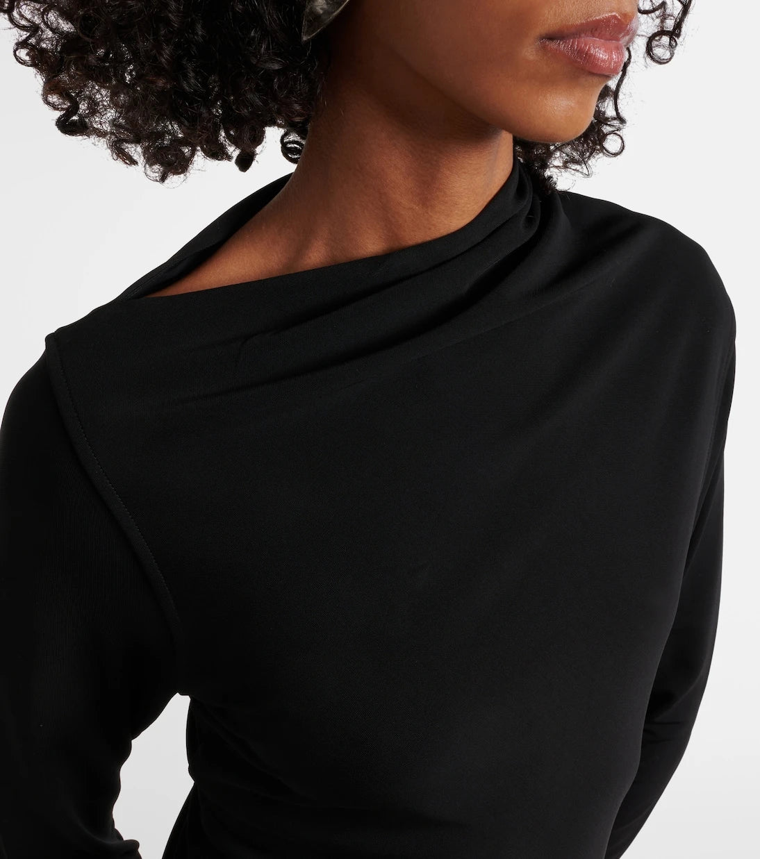 Toteme - Draped jersey maxi dress