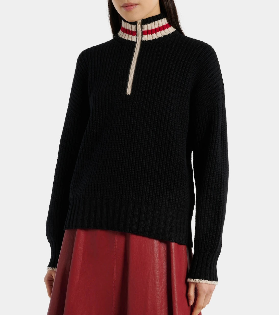 Brunello Cucinelli - Wool half-zip sweater