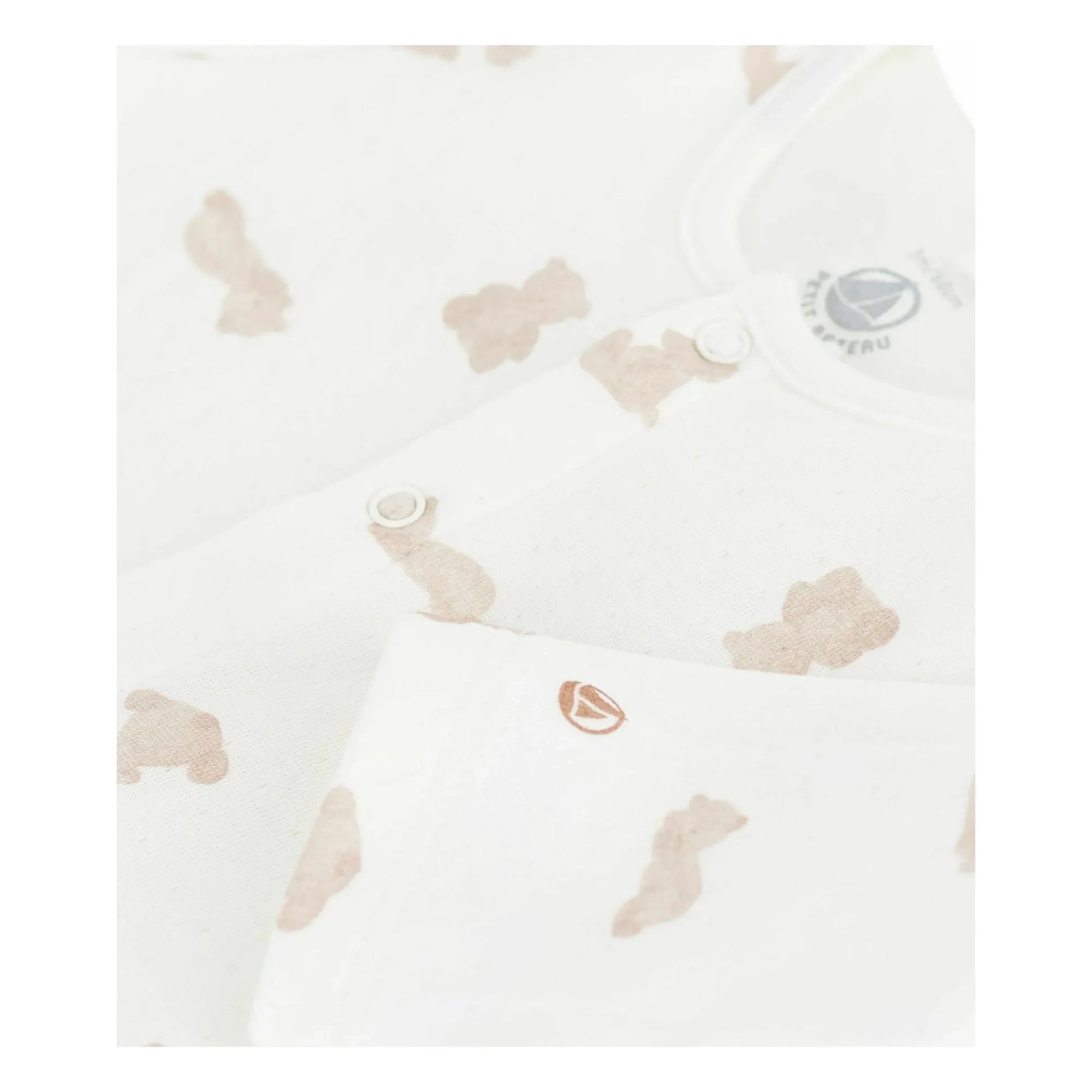 Petit Bateau - Dors Bien Oursons organic cotton pyjamas | White