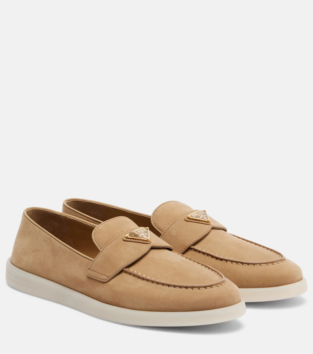 Prada - Leather loafers