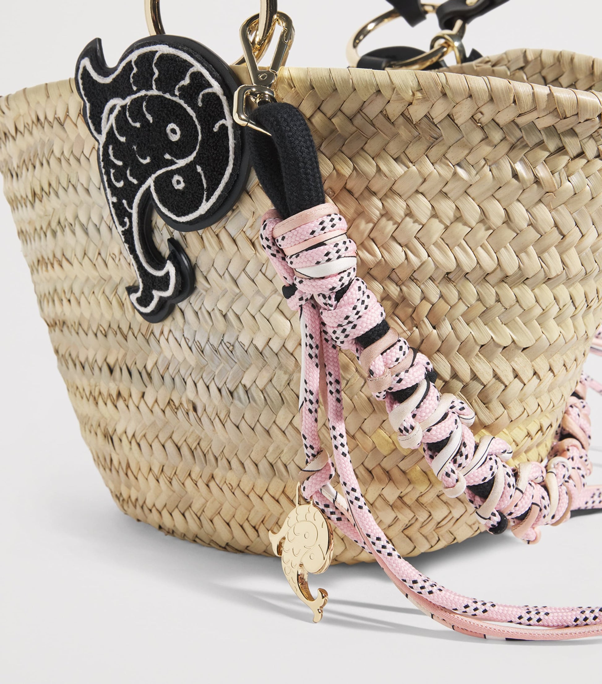 Multi Straw Pesci Basket Bag