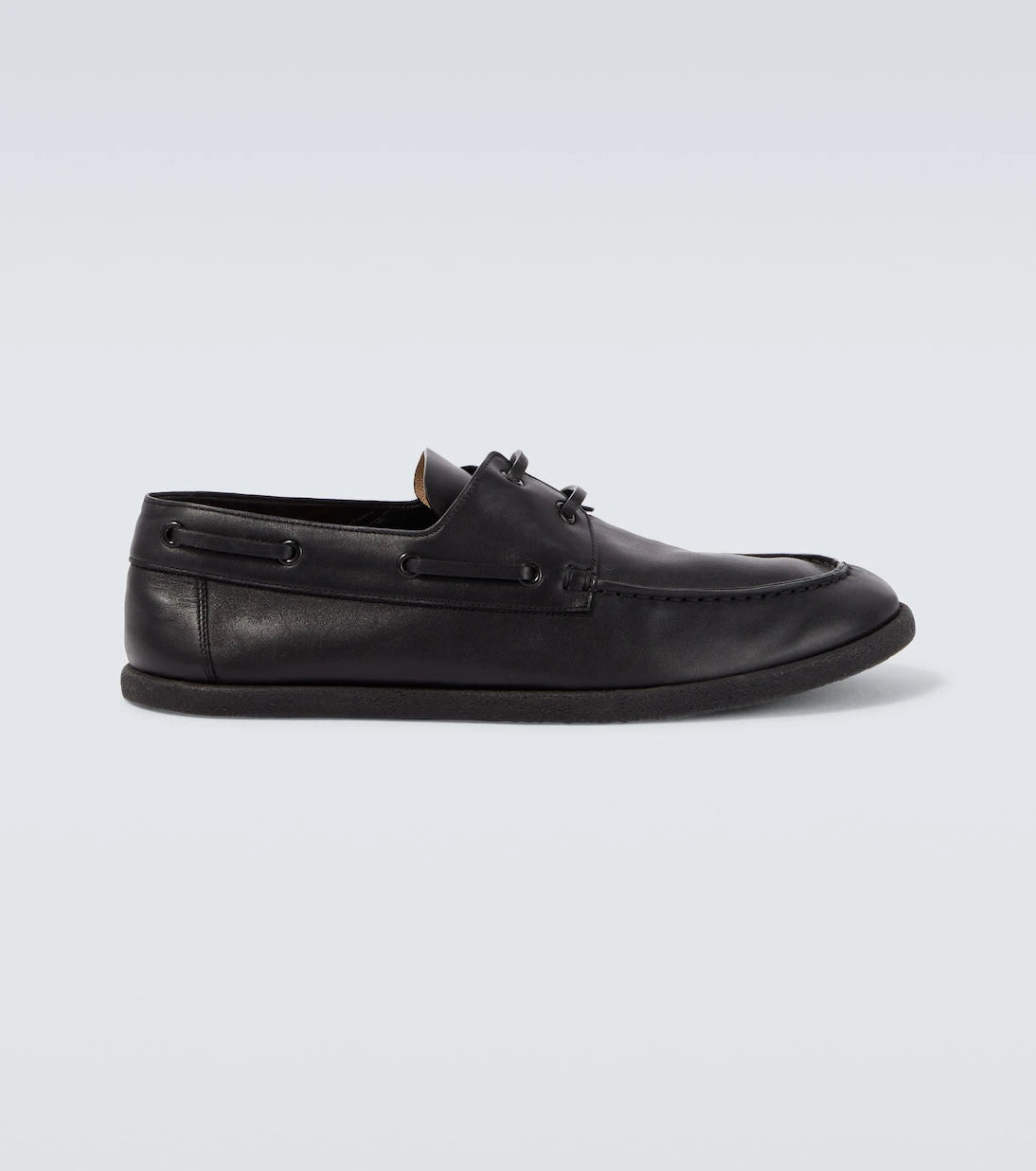 The Row - Novus leather boat shoes