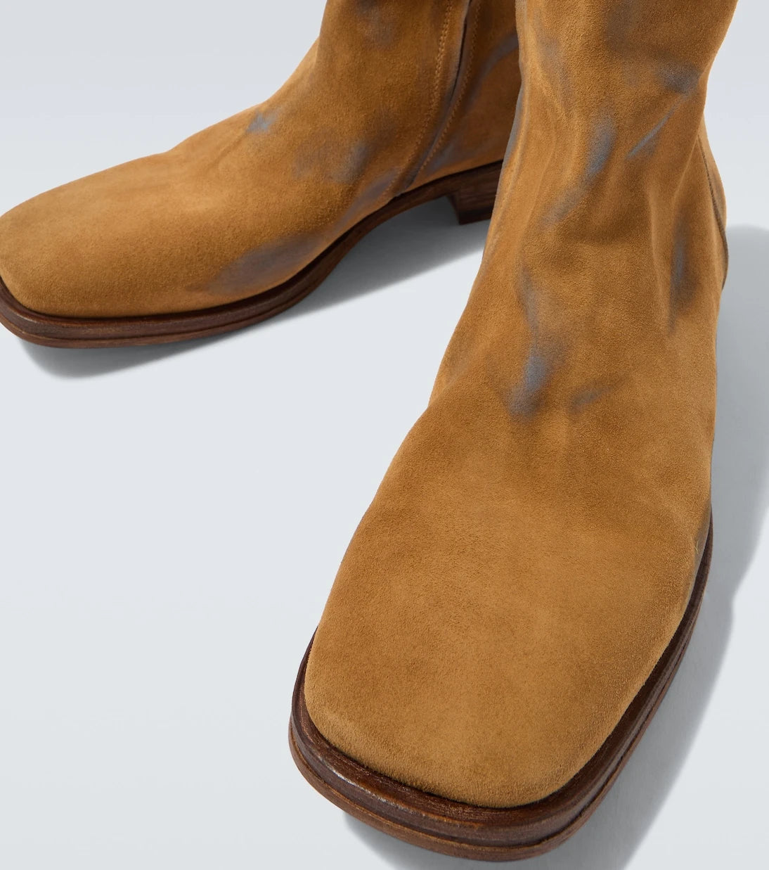 Acne Studios - Distressed suede ankle boots